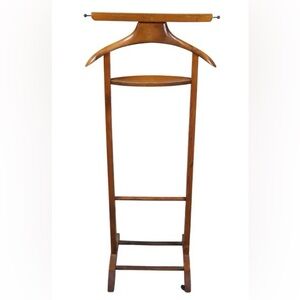 Ico Parisi For Fratelli Reguitti Mid Century Italian Maple Clothing Valet Stand
